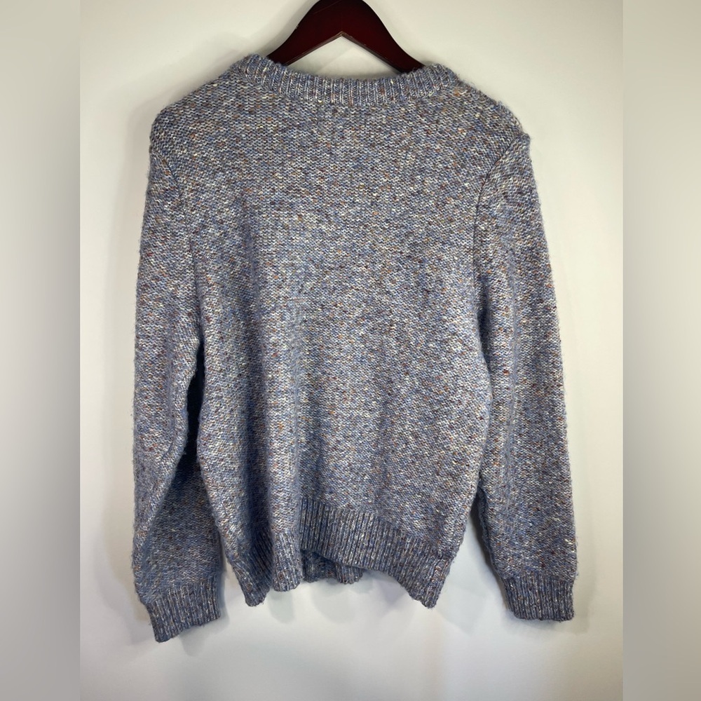 A new‎ day long sleeve blue knitted sweater. - Picture 9 of 9